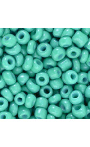 Seed beads 6/0 (4mm) Teal green